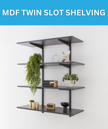 MDF Twin Slot Shelving